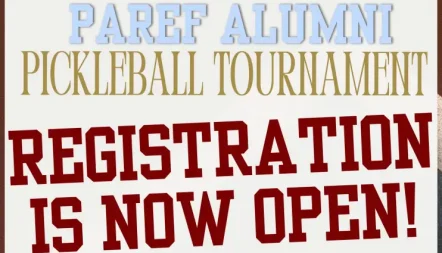 Registration is officially OPEN for the PAREF Southcrest x Springdale Alumni Pickleball Tournament!