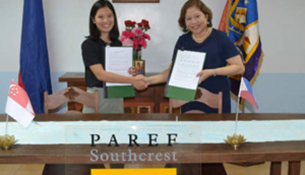 Signing of the Memorandum of Understanding between PAREF Southcrest School and Reactor School of Singapore