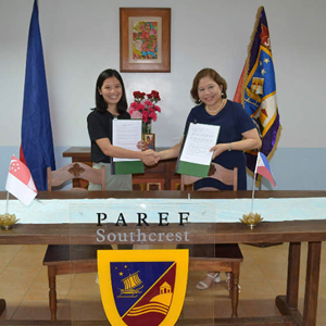 Signing of the Memorandum of Understanding between PAREF Southcrest School and Reactor School of Singapore