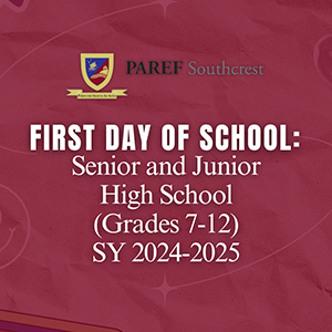 First Day of School: Senior and Junior High School (Grades 7-12)