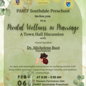 Mental Wellness in Marriage: An Invitation for PAREF Parents