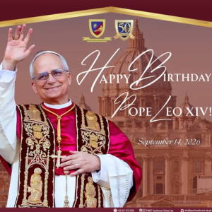 Happy Birthday Pope Leo XIV! ✝✨