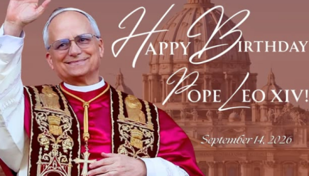 Happy Birthday Pope Leo XIV! ✝✨
